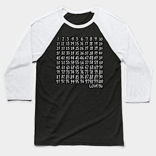 100% Love Baseball T-Shirt